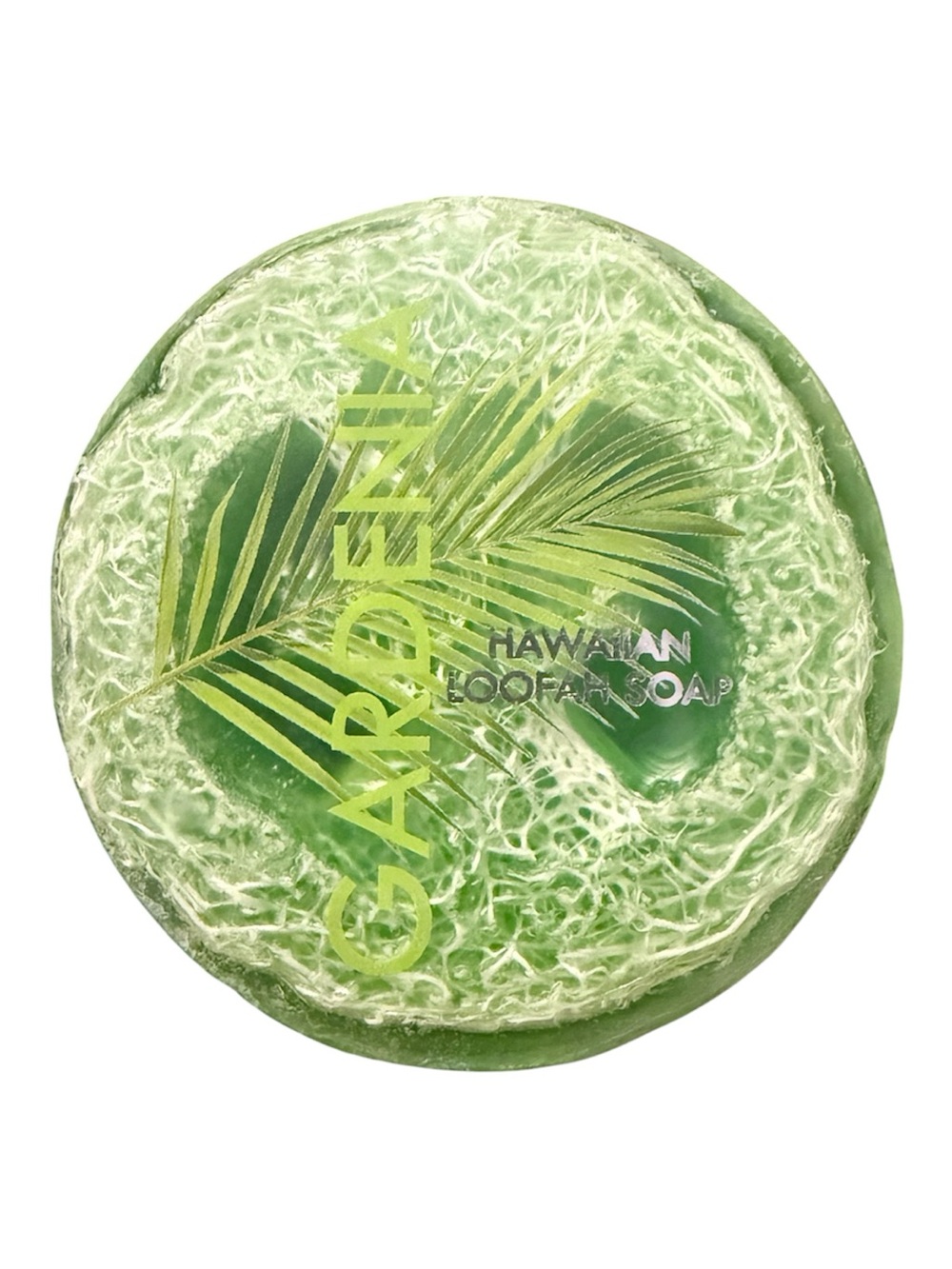 Gardenia Hawaiian Loofah Soap - Green